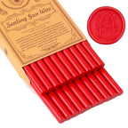 Red Sealing Wax Sticks, WASOHLING 20Pcs Glue Gun Wax Seal Sticks by WASOHLING