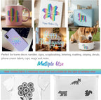 Rainbow Permanent Adhesive Vinyl Roll, Car Decals & DIY Crafts - Image 7