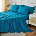 ILAVANDE Teal King Size Sheets Set 6 Piece, Hotel Luxury Super Soft 1800 Series by ILAVANDEforYourBedHome