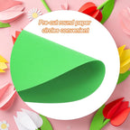 MECCANIXITY 60 PCS Dark Green Circle Cutouts Paper, 6 Inch Round Cutouts - Image 3