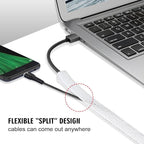 10ft - 1/2 inch Cable Sleeve Split Wire Loom Tubing - Image 3