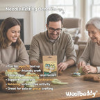 Woolbuddy Needle Felting Wool Kit – Starter Set to Make 6 Cute Animals – - Image 8