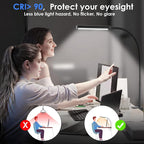 ShineTech LED Desk Lamp with Clamp, Clip On Desk Lamp - Image 4