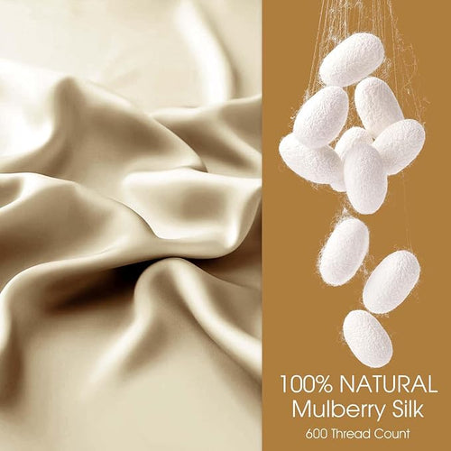 100% Silk Pillowcase for Hair and Skin Toddler Size 2 Pack Mulberry Silk Pillow - Image 2
