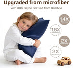 MR&HM Breathable Toddler Pillowcase 13"x18" Travel Pillow Case Set of 2 - Image 3
