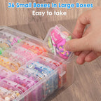 OUTUXED Bead Organizer Box, Mini Craft Storage Containers Boxes - Image 4