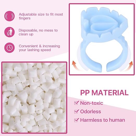 Pretty memory 150 Pcs Glue Rings - Image 4