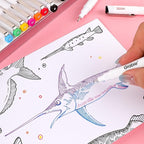 Grabie Micro Fineliner Pens, 10 Multicolor Fine Line Waterproof Drawing Pens - Image 4
