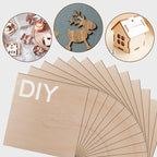 24 Pcs Baltic Birch Plywood, School DIY Projects, CNC Cutting, Wood Burning 24 - Image 4