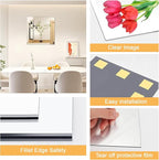 20x20 in Acrylic Mirror Sheet for Wall, 2.5mm Plastic Wall Mirror | Non Glass - Image 3