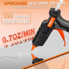 THINKWORK 20V Cordless Hot Glue Gun and Sticks Set, Rechargeable Glue Gun - Image 4