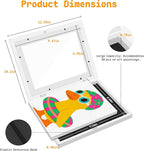 2 Pack Kids Artwork Frames Changeable 8.5 x 11 Inch Children Art Projects - Image 2