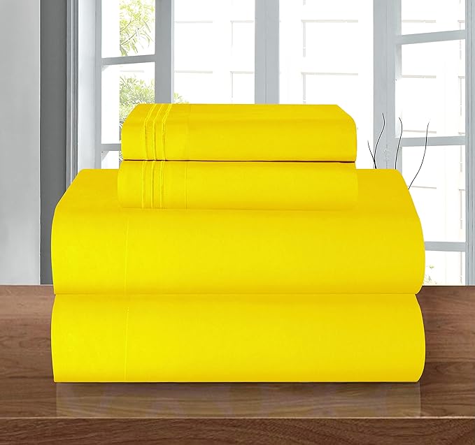 Elegant Comfort Luxury 1500 Premium Hotel Quality Microfiber 4-Piece Sheet Set by ELEGANTCOMFORT