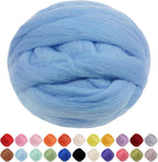 JeogYong Needle Felting Wool, 7.05oz Wool Roving Chunky Wool Yarn, Wet Felting by JeogYong