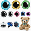 160Pcs Large Safety Eyes Glitter Plastic Craft Crochet Dolls Eyes by KIGEAPUEL