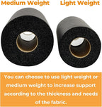PLANTIONAL Medium Weight Black Iron-On Non-Woven Fusible Interfacing: 11.6" x - Image 3