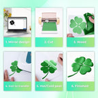 Aoder Green Puff Vinyl Heat Transfer, Puffs Iron On Vinyl - Image 4