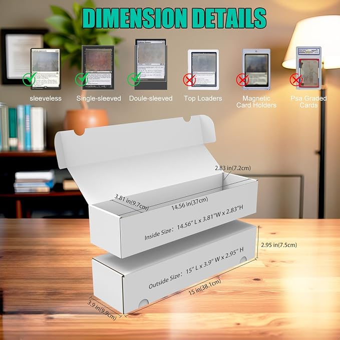 Collectible Trading Cards Storage Box, Card Storage Box - Image 8