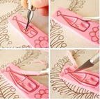 ZOENHOU 20-Count 4 x 6 Inch Pink Soft Rubber Carving Blocks, Crafts Stamping - Image 6