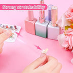 BQAN Double Sided Nail Tape for Press On Nails Display 12 Sheets | 360Pcs Clear - Image 4