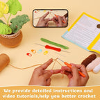 kgxulr Crochet Kit for Beginners, Monstera Leaves Crochet Kit Beginner Crochet - Image 3