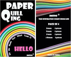 IMISNO Paper Quilling Strips Set 1040 Strips 26 Colors - Image 7