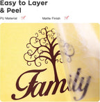 Dysania Brown Heat Transfer Vinyl, 10 Pack 12 x 12in Brown HTV Vinyl | Iron on - Image 5