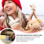 30PCS Wooden Squares for Crafts, 1/4 Inch Thick Natural Blank Square Blocks - Image 4