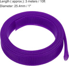 uxcell Expandable Sleeving, 1 9/16-inch 10ft Cable Sleeve - Image 3