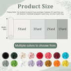 59”W Cotton Flannel Fabric, Super Soft 150GSM, Medium Weight Solid Arts & - Image 2