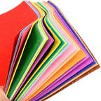 Felt Fabric Sheet 4"x4" DIY Hand Sewn Patches on Fabrics, Various Colored - Image 2