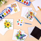 ESRICH 14 Pack 4x4IN Mini Magnetic Canvas Panels, Small Canvases - Image 3