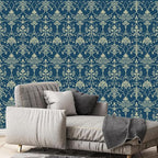 Damask Stencils for Walls 12inch Corner Border Stencil Large Texture Stencils - Image 4