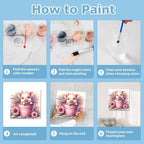 hkejoi Pig Paint by Numbers Kit - Image 8