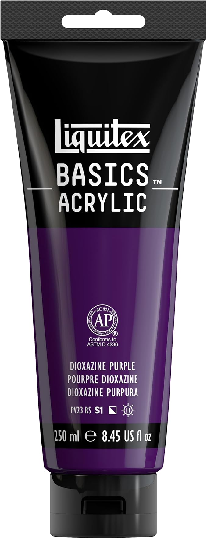 Liquitex BASICS Acrylic Paint, 250ml Tube, Dioxazine Purple by Liquitex