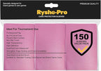 Premium Card Sleeves, 150 Sleeves 2.6''x3.6'' Compatible by RyshePro