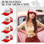 Vabean 24 Pack Sublimation Blank Cap Trucker Mesh Cap Unisex Plain Blank - Image 6