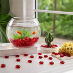 ARSUK 2LB Red Glass Pebbles for Vase Fillers, Aquarium Gravel, Decorative - Image 7