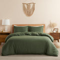 DAPU 100% Linen Duvet Cover, Pure Natural French Flax Linen by DAPU