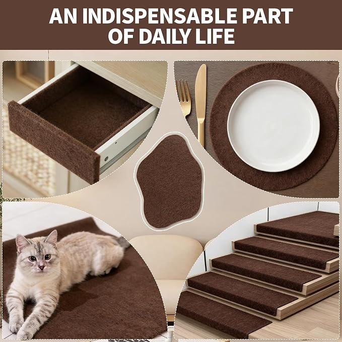 Chocolate Brown Fabric Sheet 108" X 36", 1.4mm Thick Large Soft Durable - Image 6
