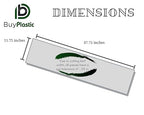 BuyPlastic L-111 Green Transparent Fluorescent Colored Acrylic Plexiglass Sheet - Image 2