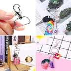 Key Chain Clip Hook, Anezus D Ring Clip Keychain Lanyard Swivel Snap Hooks Clip - Image 7