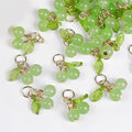 30 Pcs Red Cherry Charms Mini Cute Glass Fruit Beads Charm Acrylic Beaded Charms by SOFISO