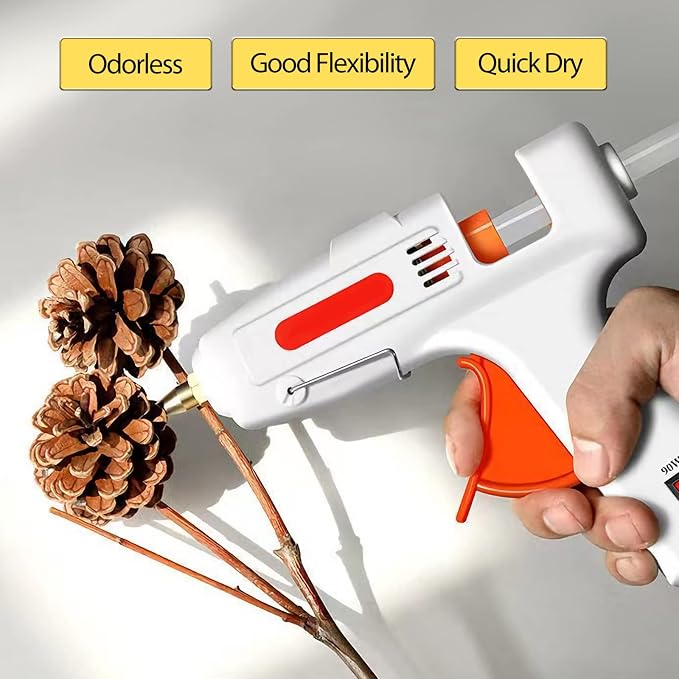 SHJADE Hot Glue Gun Sticks | Mini Size 4" Long x 0.27" Diameter Clear Hot Melt - Image 2