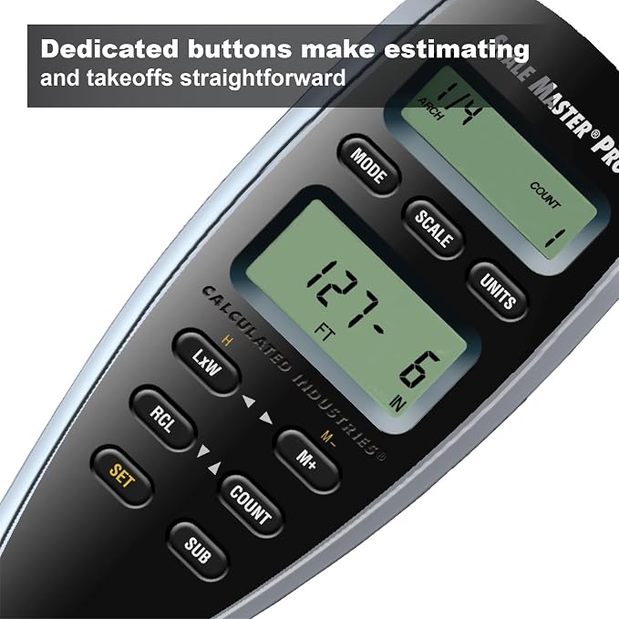 Calculated Industries Scale Master Pro 7.3-Inch Digital Plan Measure | 72 - Image 6