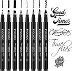 Piochoo Calligraphy Pens, 8 Size Calligraphy Pens by Piochoo