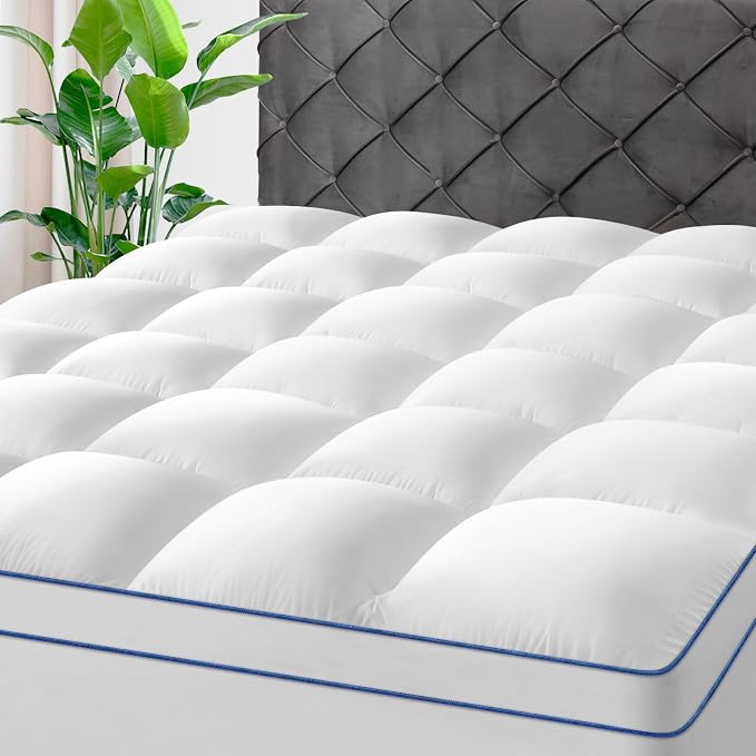 KAYFIA Full Mattress Topper, Extra Thick Mattress Pad Cover by Kayfia