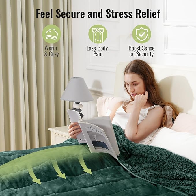 Uttermara Weighted Blankets for Adults Full Size, 15lbs 48x72 inches Blanket - Image 4