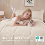 JOLLYVOGUE Queen Comforter Set, Ultra-Soft Bed in a Bag Queen Size 7 Pieces - Image 5