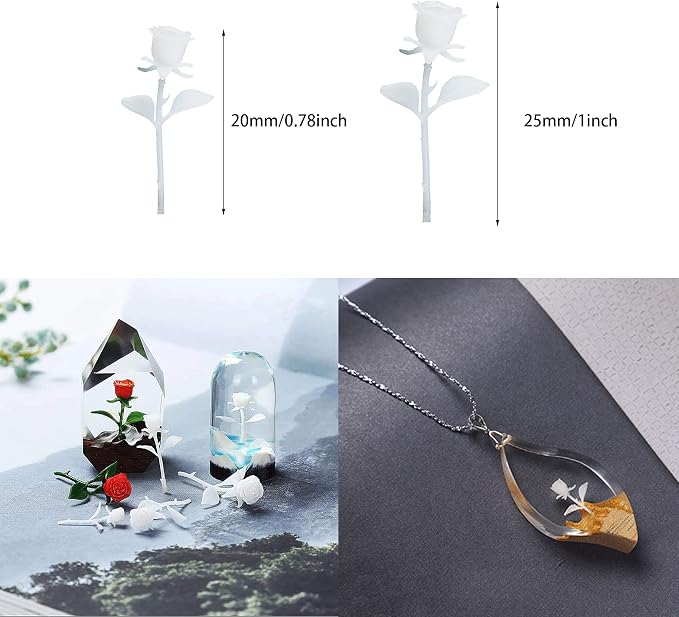 Woohome 11 PCS Jewelry Making Supplies Resin Mould, Mini Mushroom Casting Moulds - Image 4